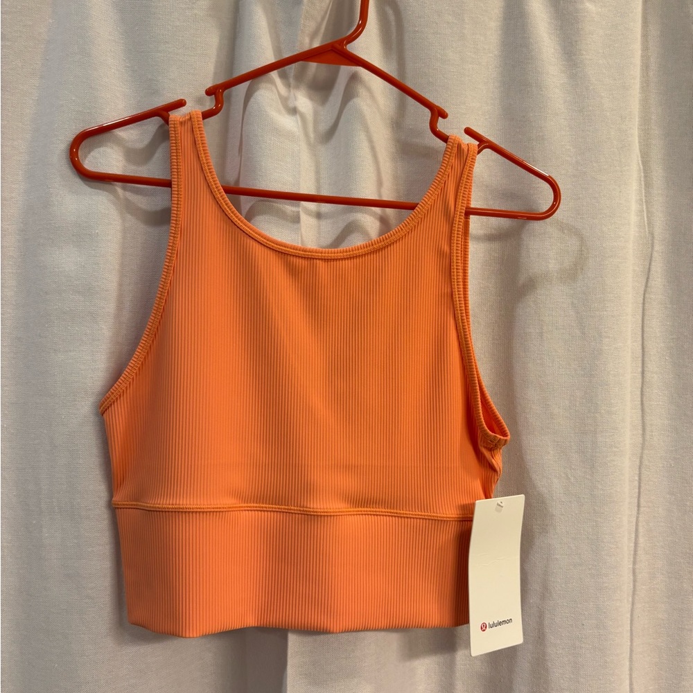 lululemon athletica Power Pivot Tank Golden Apricot Size 10
